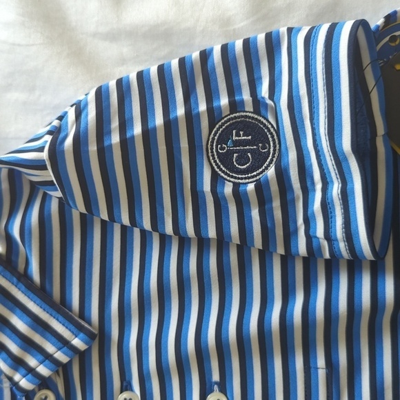 Polo Ralph Lauren BLUE MU Boys Striped RLX T-shirt, size 4 NWT - Picture 11 of 11